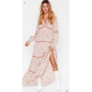 Floral flowy maxi dress